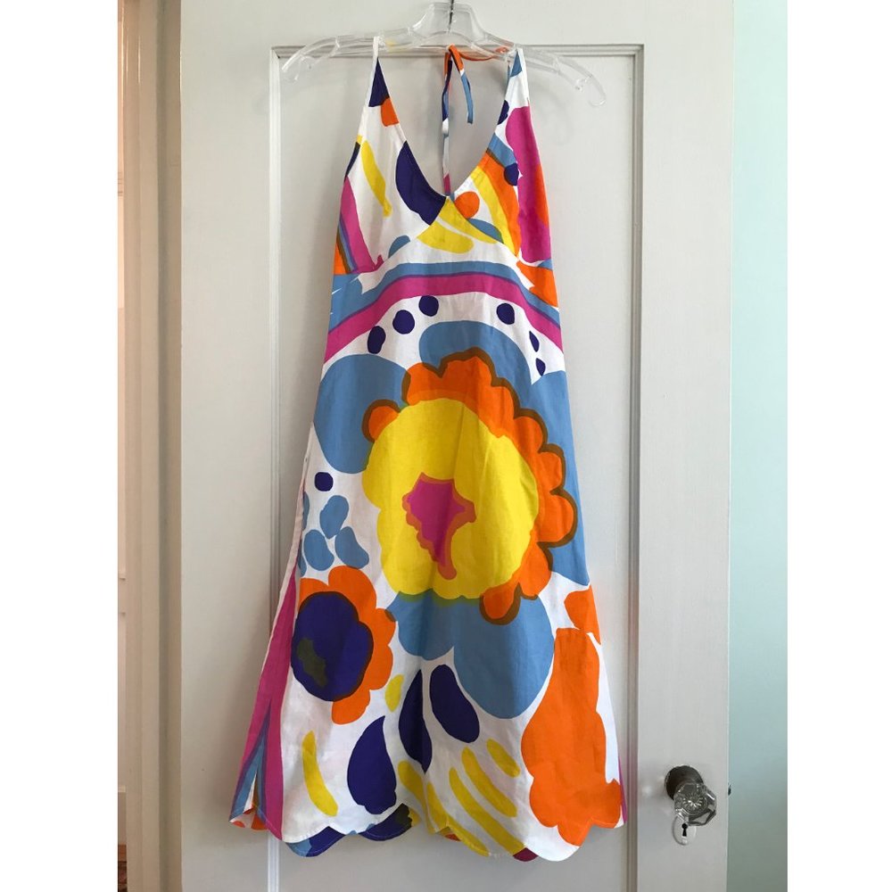Marimekko | Floral Halter Neck Dress - Size 6